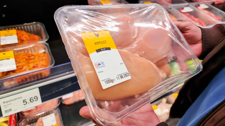 Chicken branded with Aldi's own branding