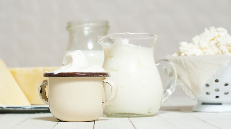 buttermilk in a canister