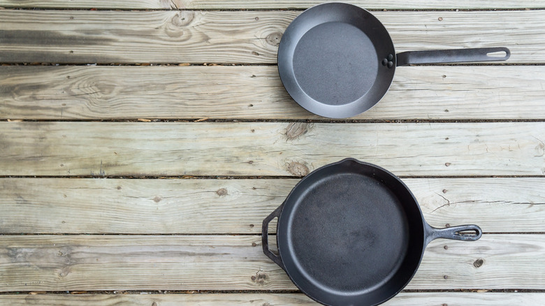 Carbon steel versus cast iron 