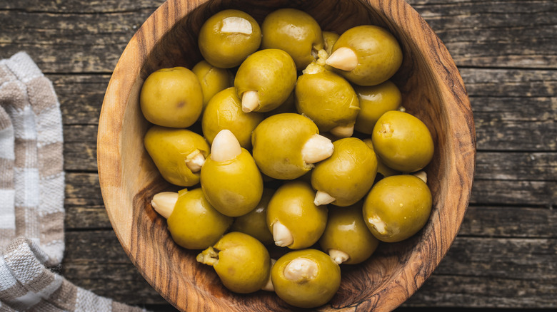 almond stuffed olives