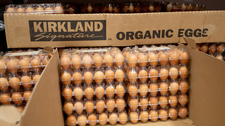 Kirkland Signature organic eggs