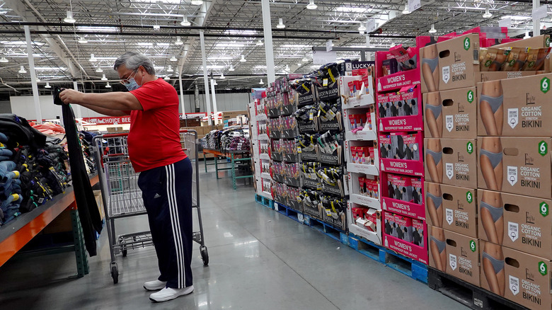 Shoppers at a Costco in Florida