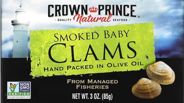 Crown Prince smoked clams