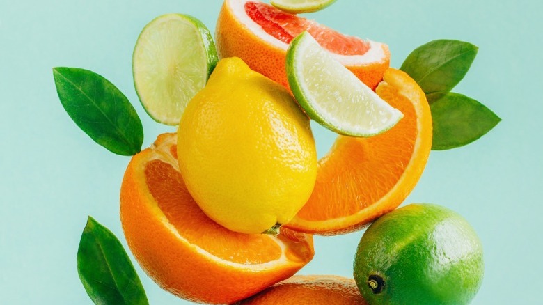 Orange, lemon, and lime slices