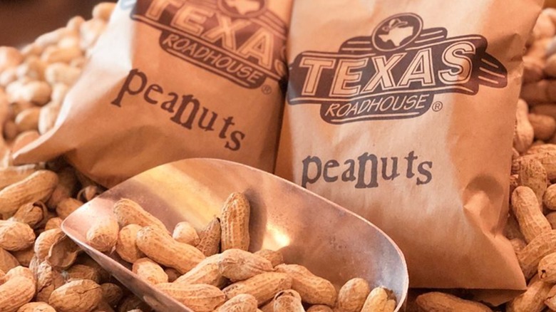 Texas Roadhouse peanuts