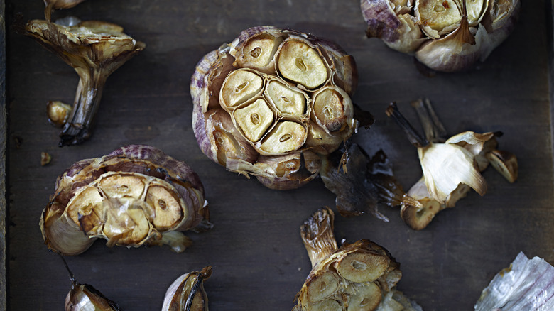 Roasted garlic bulbs