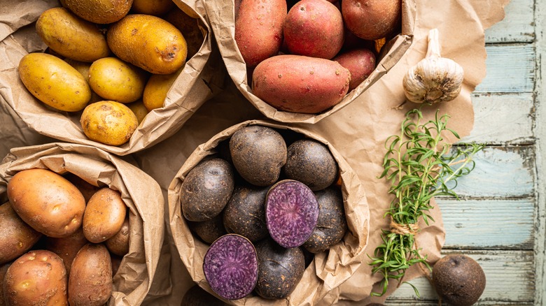 Variety of potatoes 