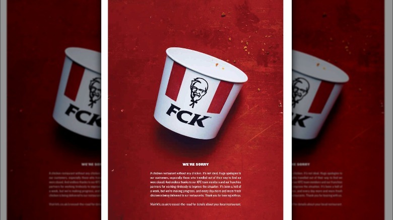 KFC apology ad