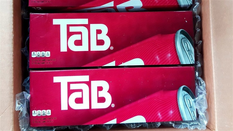 Cases of Tab in delivery box