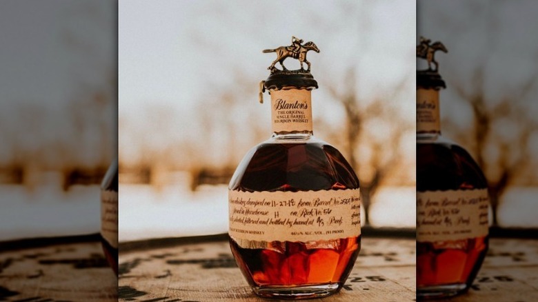 bottle of Blanton's bourbon