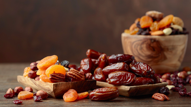 Dried fruit and nuts