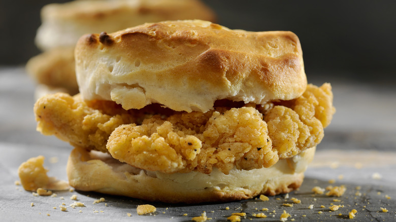 breakfast chicken biscuit