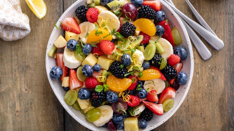 bowl of fruit salad