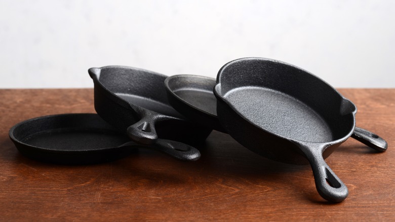 Cast-iron pans