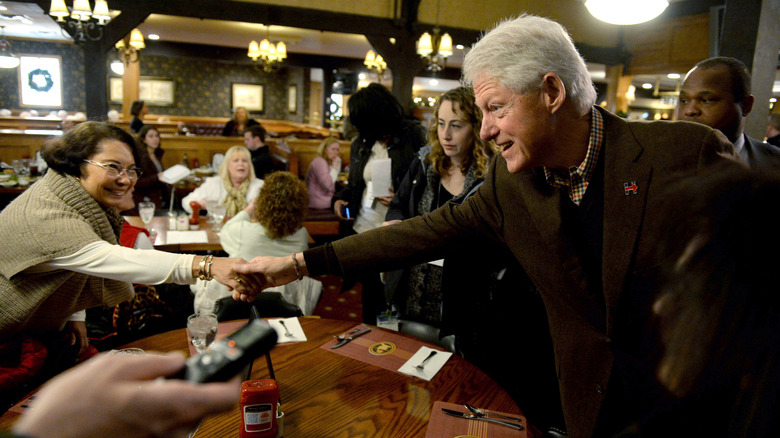 Bill Clinton at the Puritan Backroom