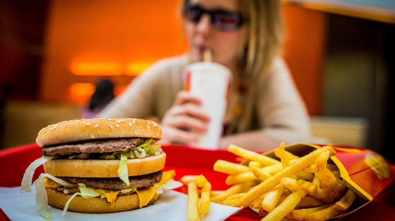 lack-luster McDonald's burger