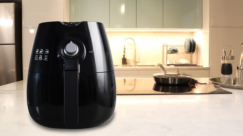 Air fryer on kitchen counter