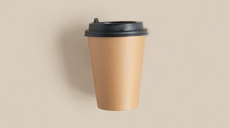 word request - What is the brown cardboard covering coffee cups