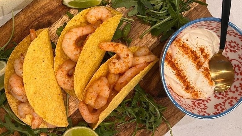 Shrimp tacos