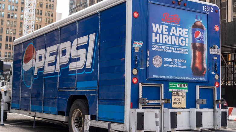 Pepsi truck ad hiring drivers