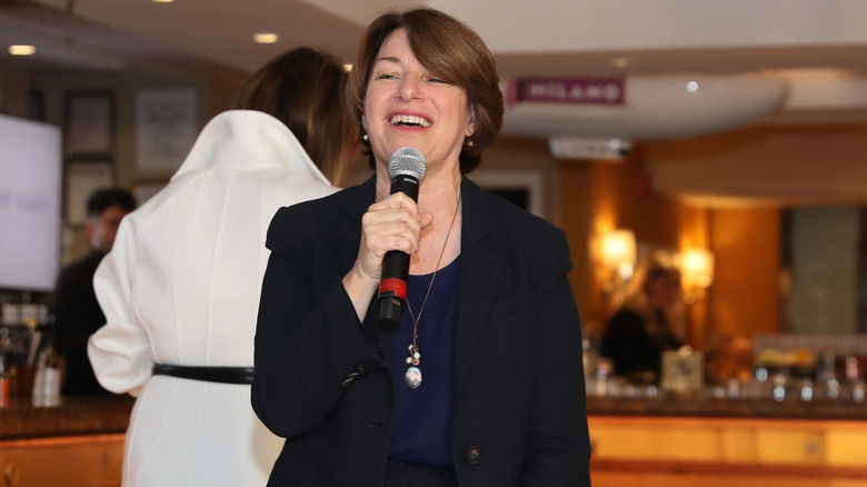 Senator Amy Klobuchar speaking