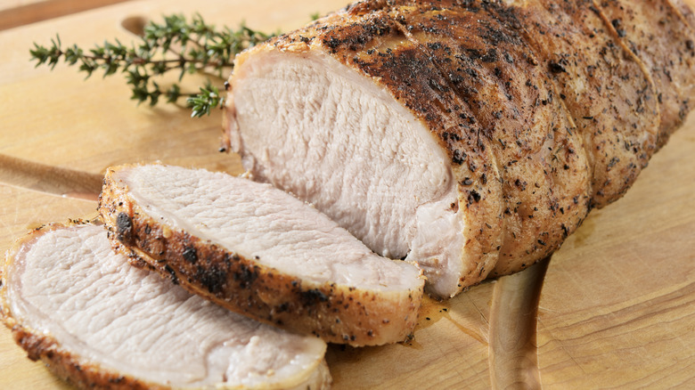 sliced pork tenderloin