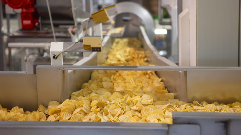 Potato chip production line