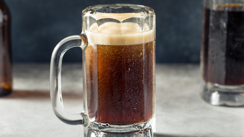 glass of root beer