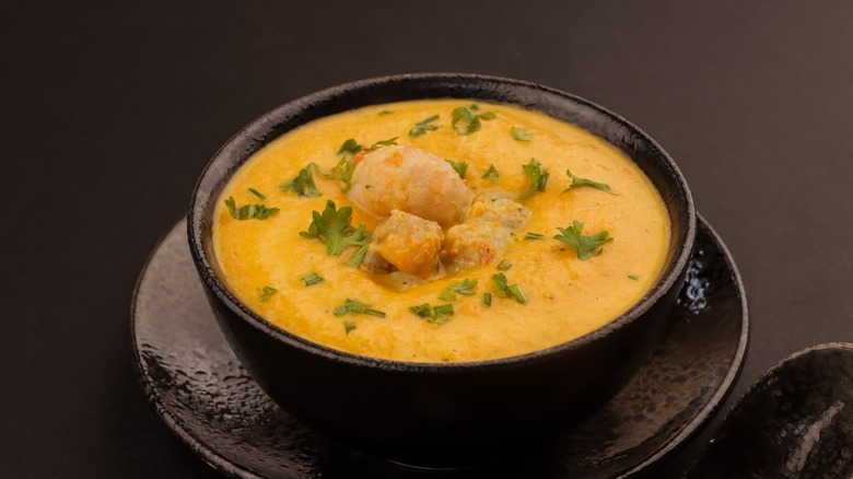 Bisque with croutons