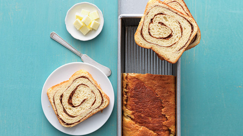 perfect cinnamon swirl Pullman loaf