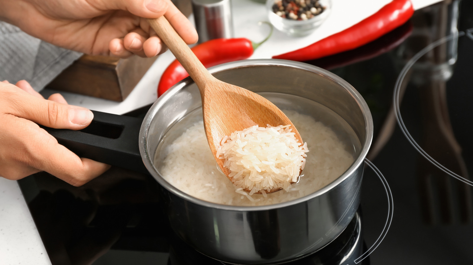 Simmering Rice