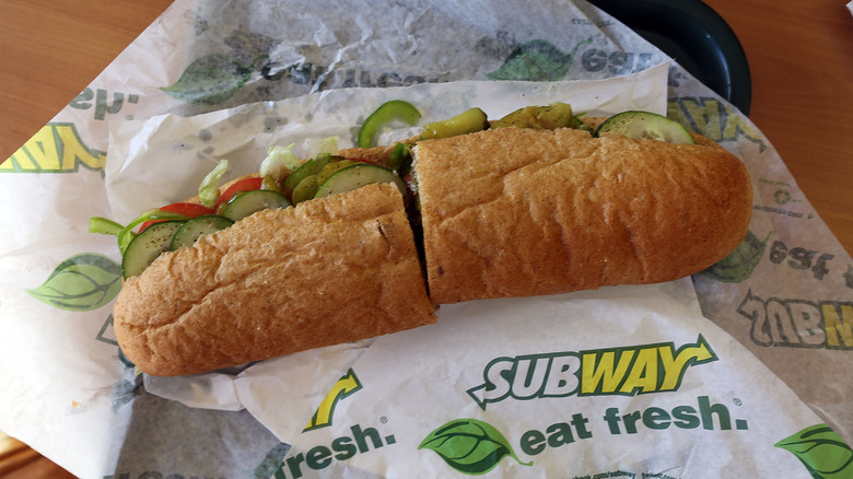 Footlong Subway sandwich