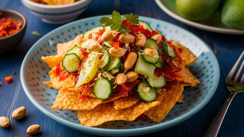 homemade Tostilocos on plate