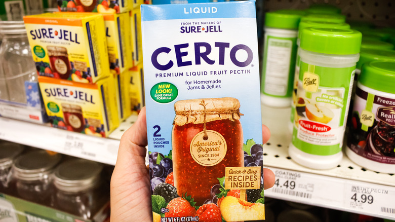 box of certo liquid pectin