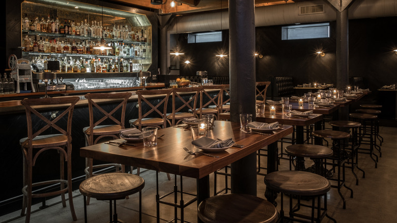 The Loyalist bar and dining area