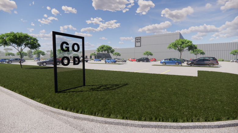 A rendering of the new GOOD Meat facility