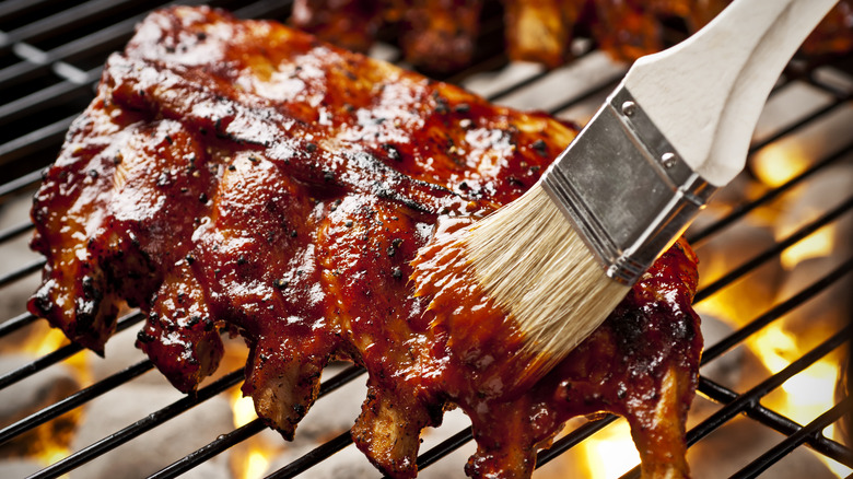 glazing baby back ribs