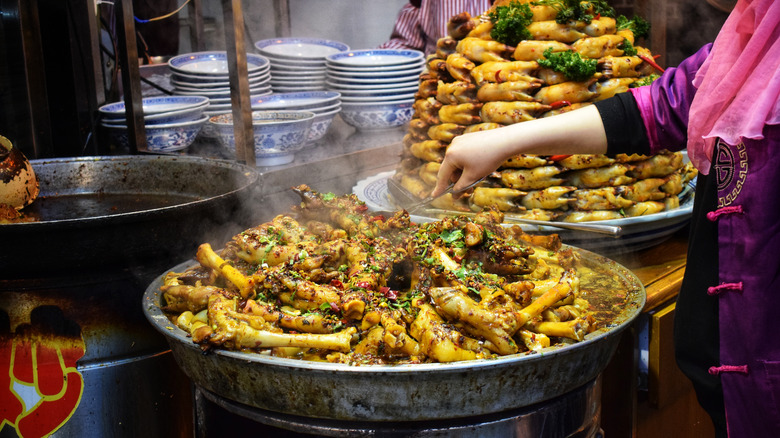 Street food in Xi'an, China