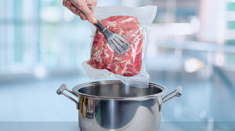 cooking meat using sous vide