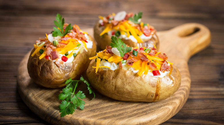 Baked potatoes