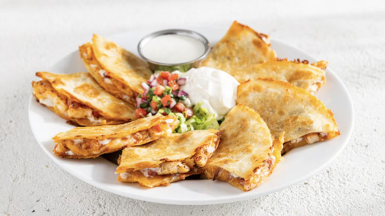 Chili's chicken bacon ranch quesadillas