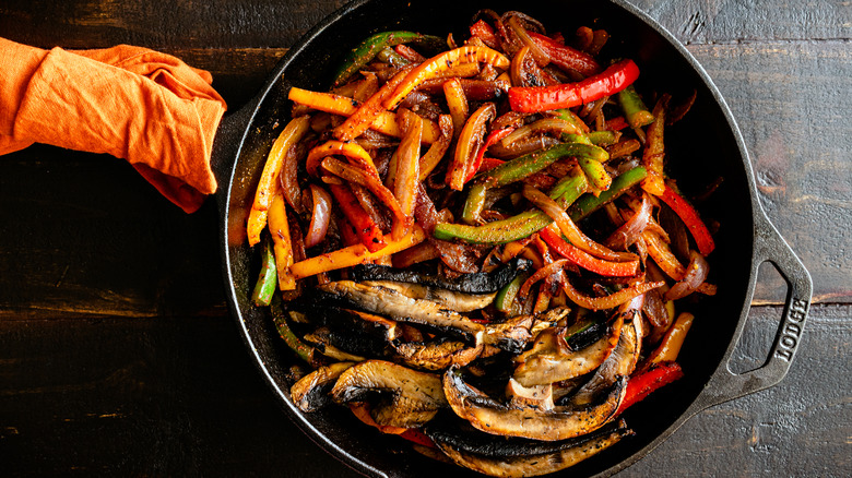 Beef fajitas