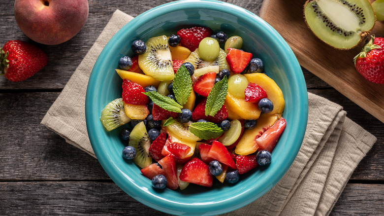 Bowl of fruit salad