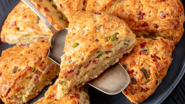 Savory scones with chives