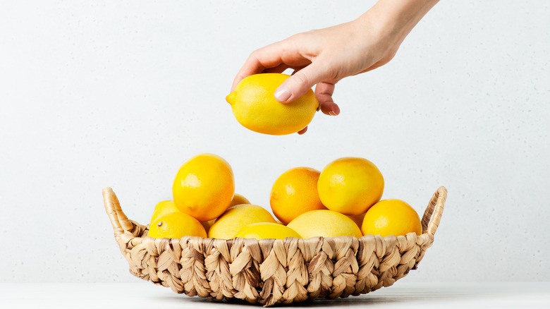 basket of lemons