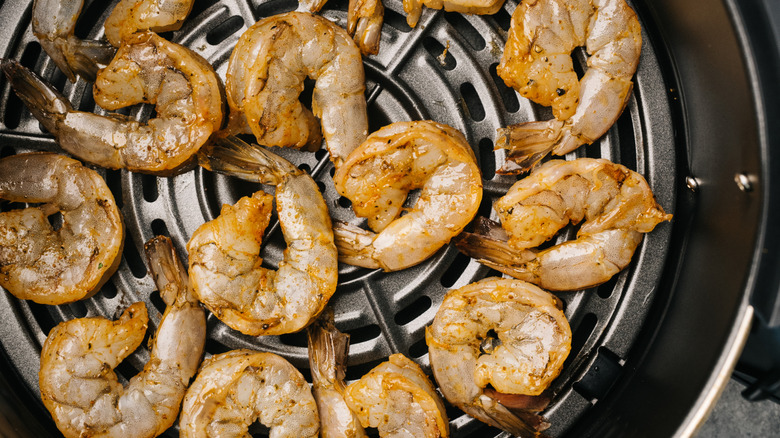 seasoned shrimp in air fryer