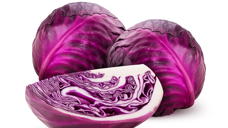 Close-up of red cabbage