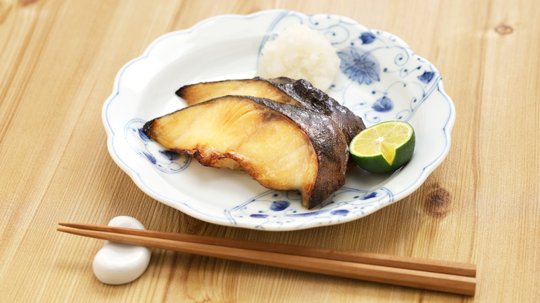 Miso-marinated black cod