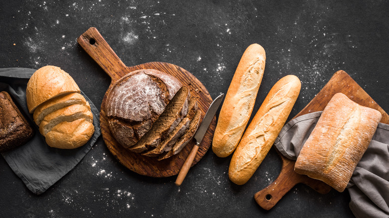 different types of bread