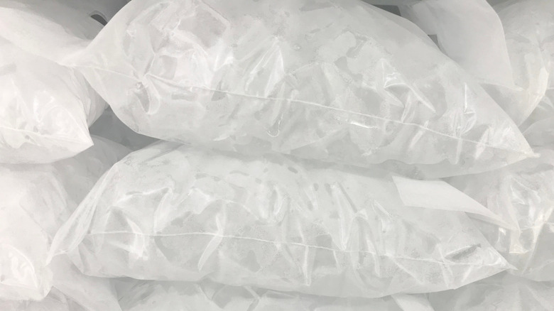 bags of ice